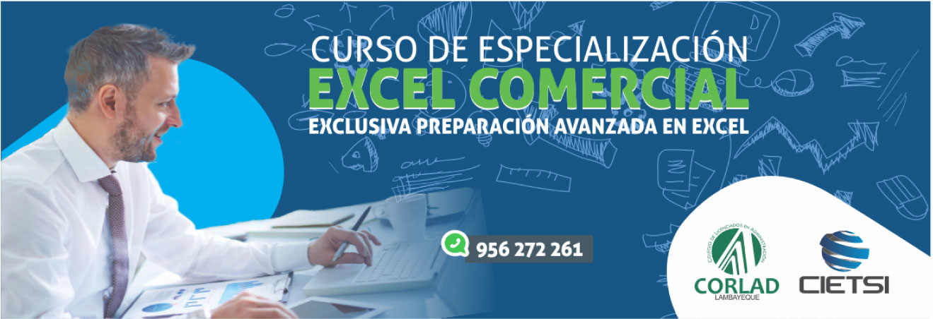 CURSO DE ESPECIALIZACIÓN EN EXCEL COMERCIAL 2018 