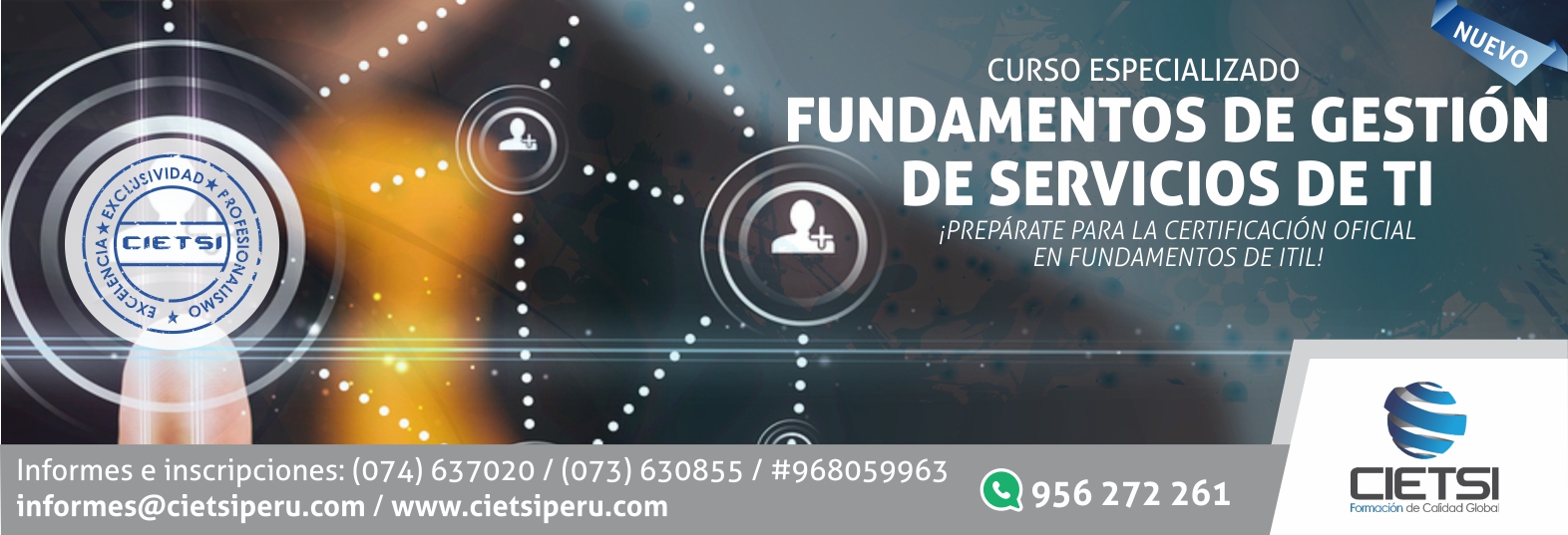 curso especializado fundamentos de gestiOn de servicios de ti