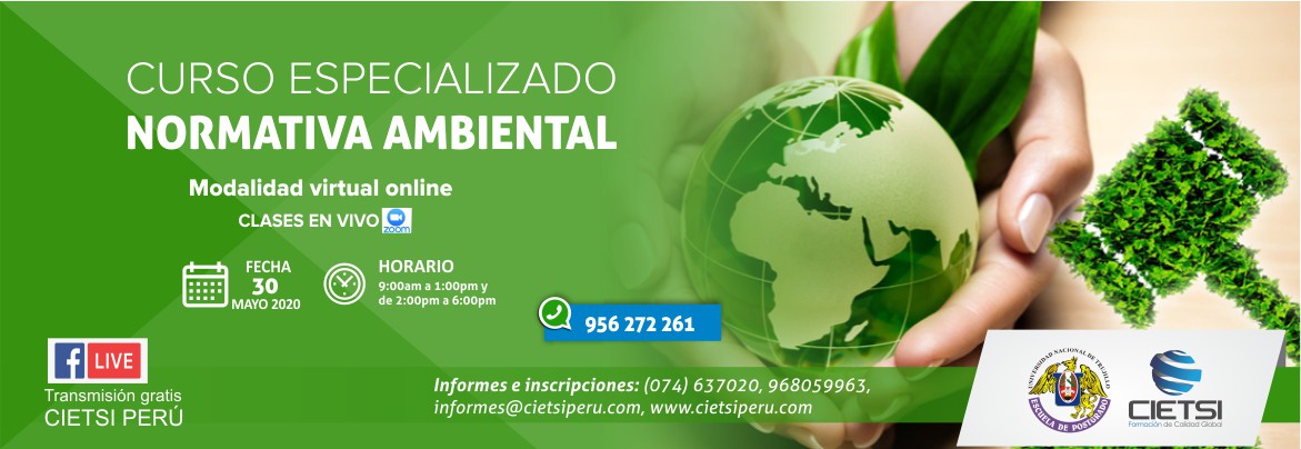 curso especializado normativa ambiental 2020 virtual online