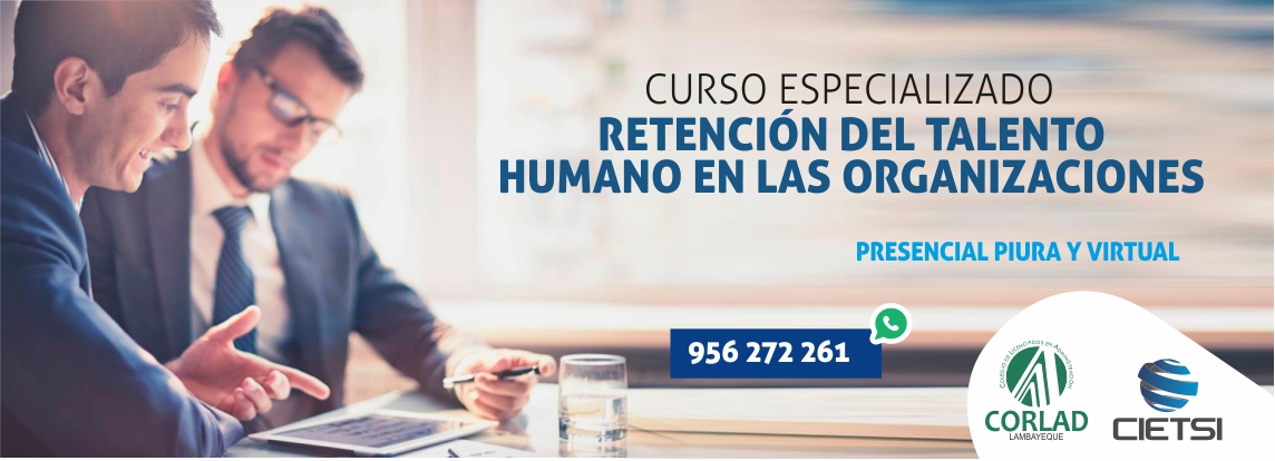 curso especializado retenciOn del talento humano en las organizaciones 2018