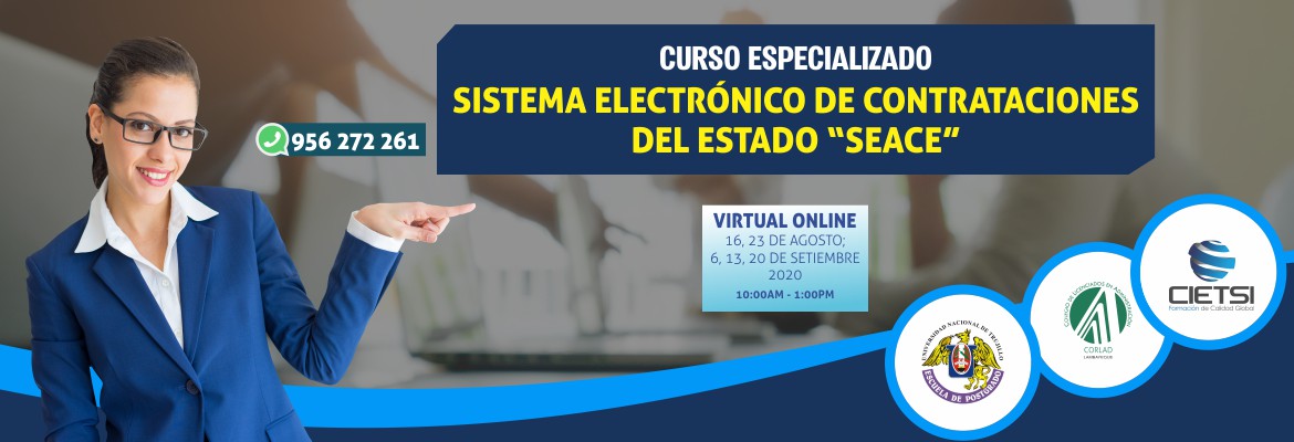 curso especializado sistema electrOnico de contrataciones del estado   seace 2020