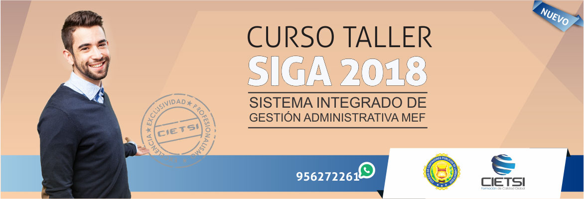 curso taller sistema integrado de gestiOn administrativa siga mef 2018