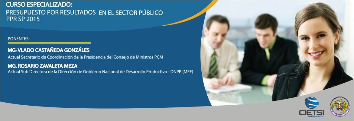 curso especializado en presupuesto por resultados en el sector pUblico     ppr sp 2015