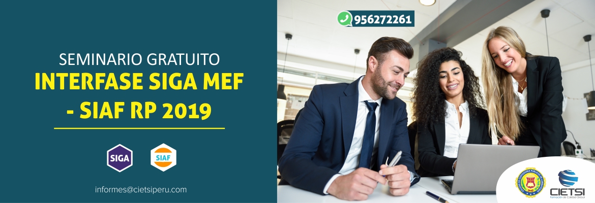 SEMINARIO INTERFASE SIGA MEF - SIAF RP 2019