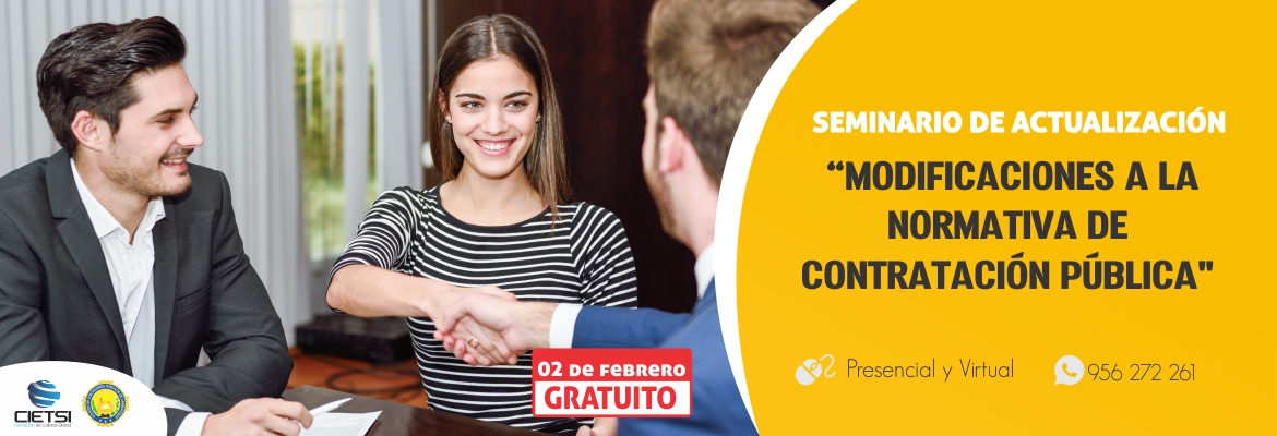 seminario gratuito modificaciones a la normativa de contrataciOn pUblica 2019