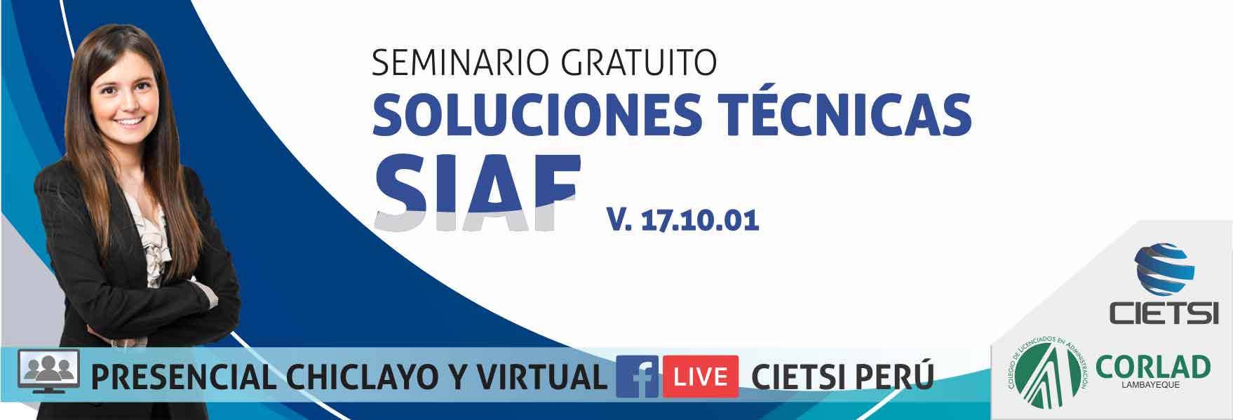 SEMINARIO GRATUITO SOLUCIONES TÉCNICAS SIAF 2018 