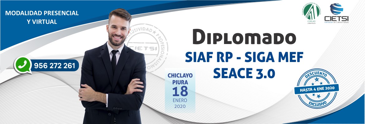 diplomado de alta especializaciOn siaf siga seace 2020